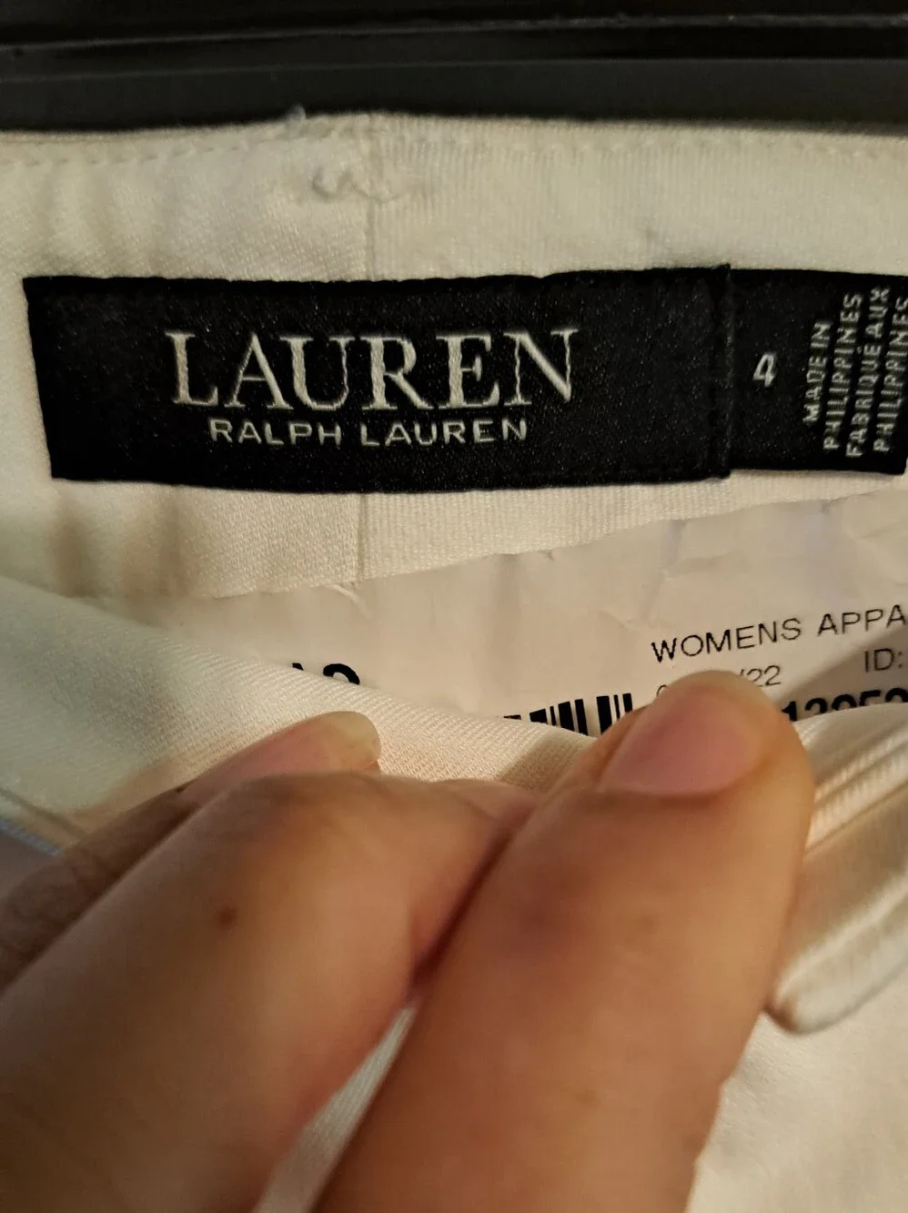 Ralph Lauren White Bermuda Shorts | Size 4 | EUC | Classic Preppy Faux Pockets - Picture 4 of 6